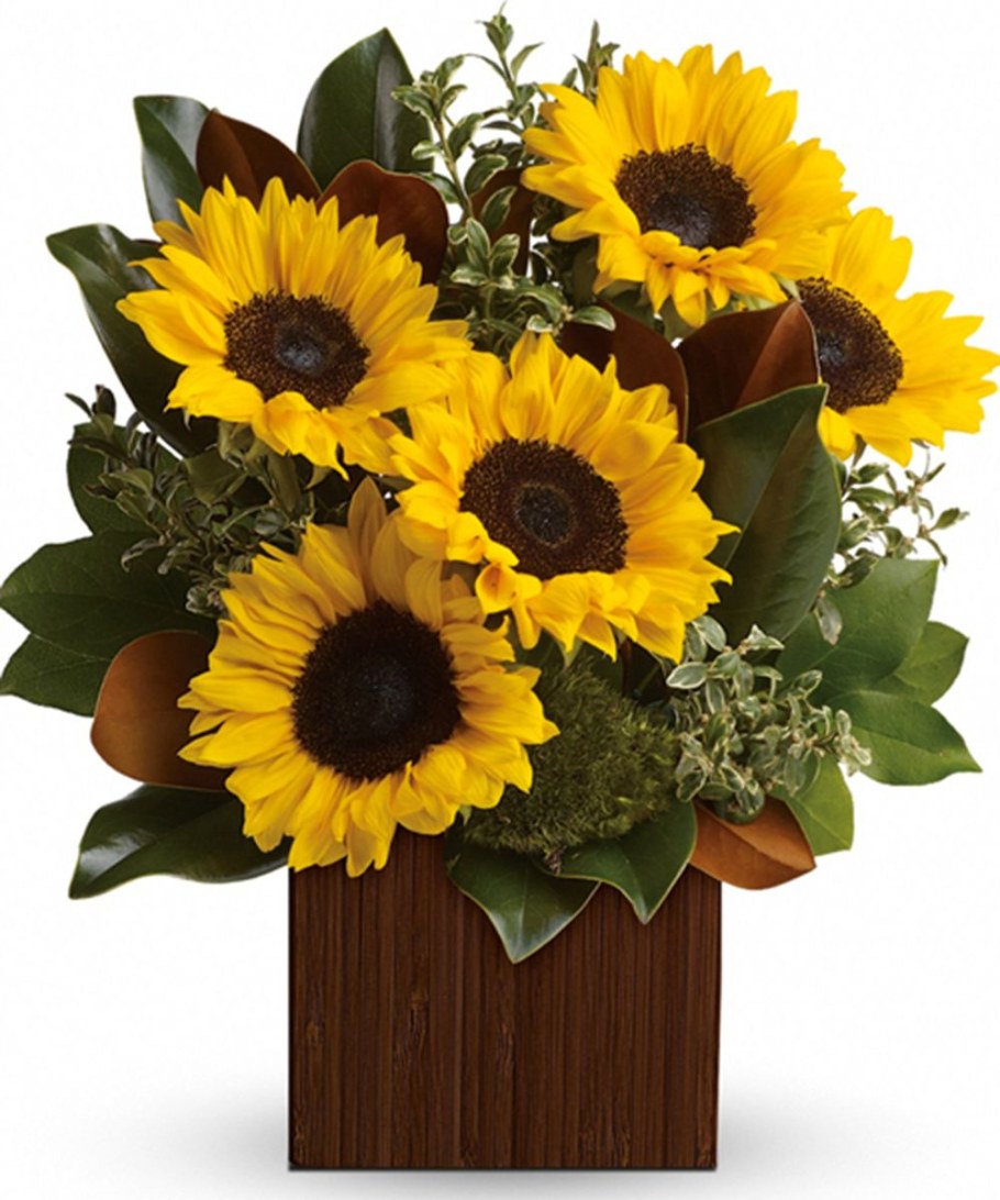 Композиция с подсолнухами