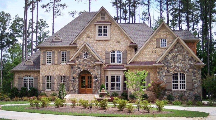 Домик в стиле Кантри экстерьер