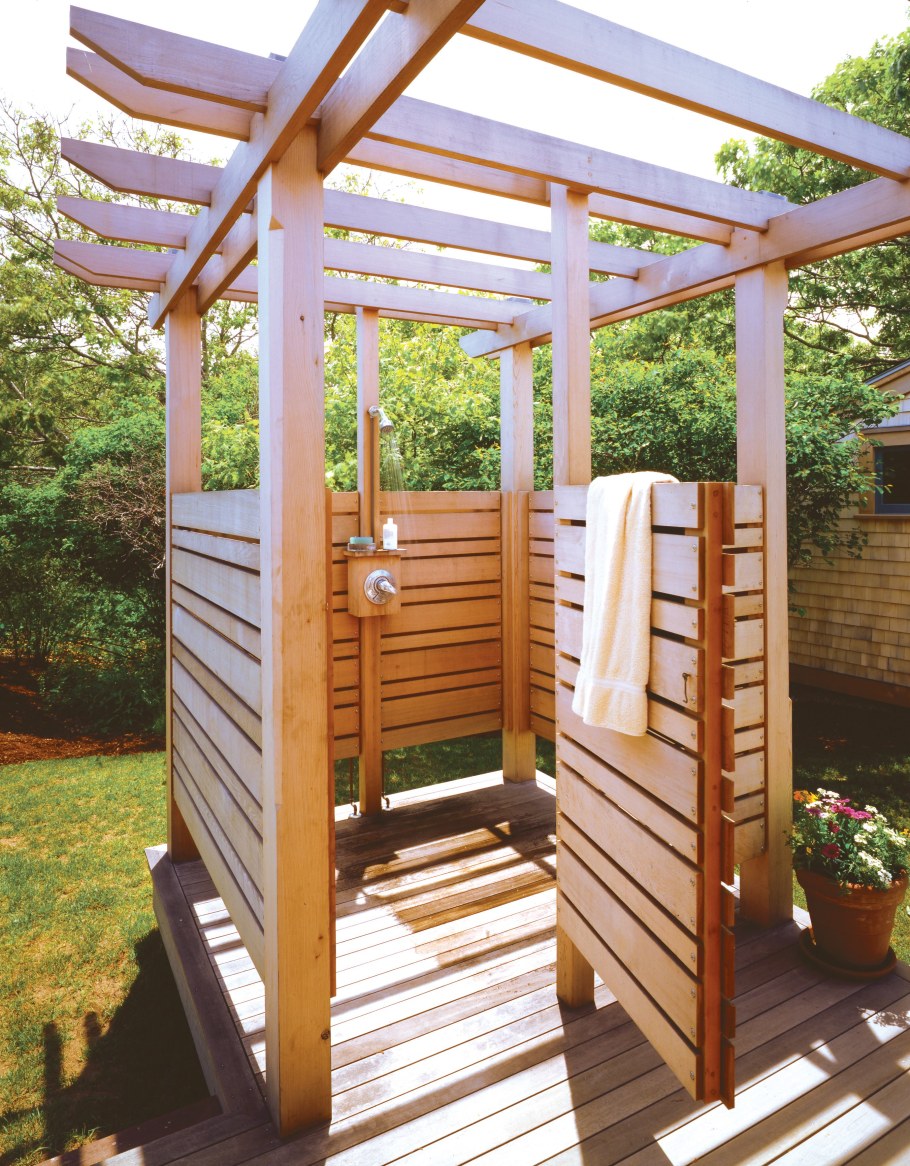 Летний душ для дачи