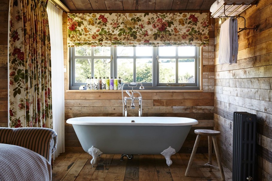 Ванная в деревянном доме