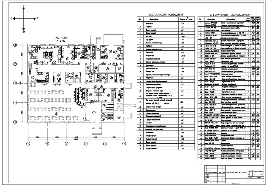 План 1 этажа частного дома чертеж