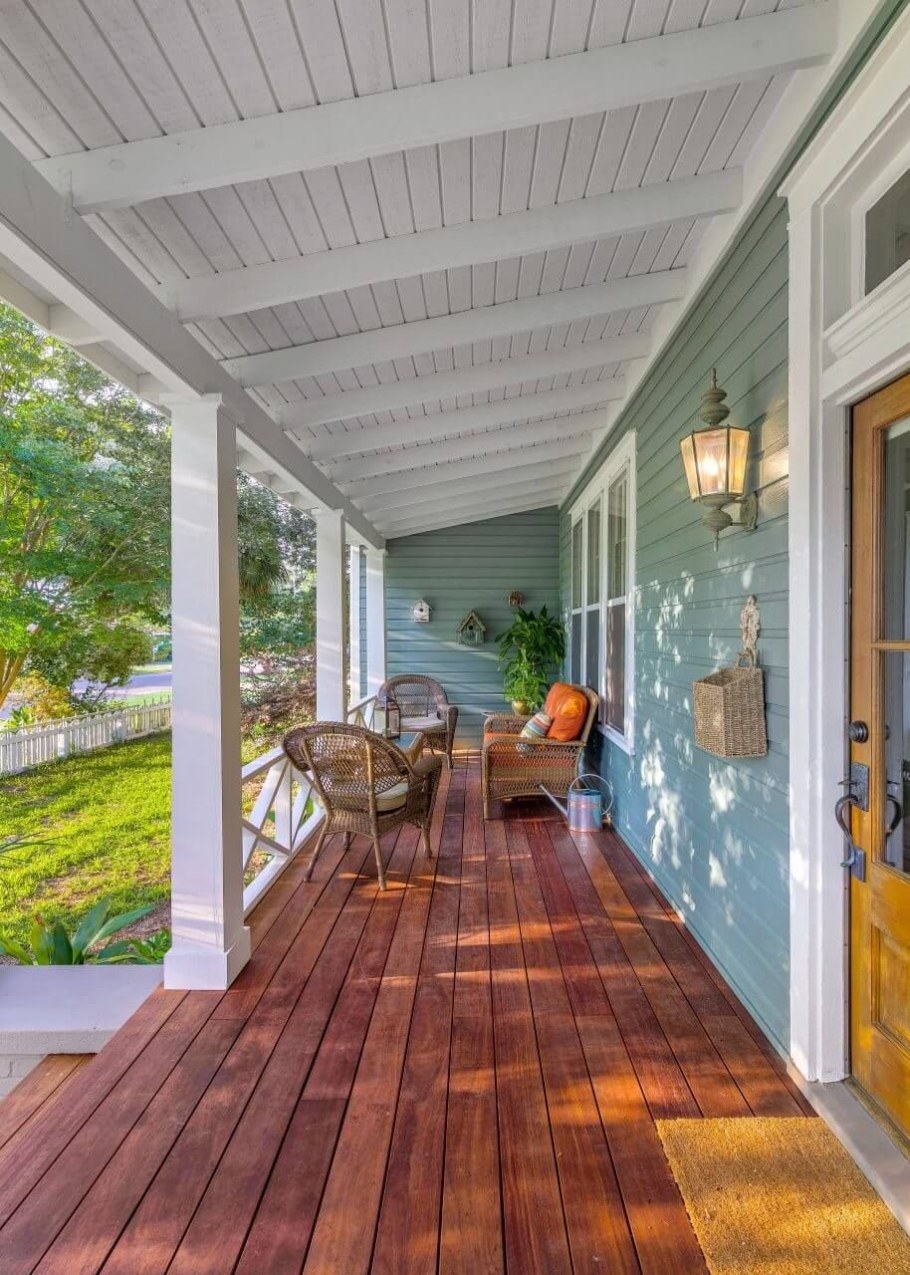 Веранда обшитая вагонкой