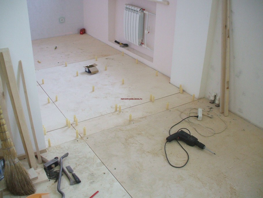 Выравнивание пола в хрущевке
