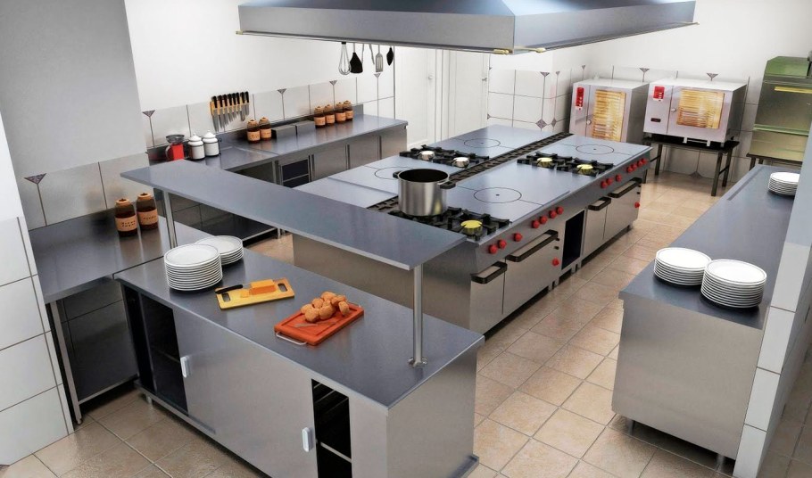 Современная профессиональная кухня