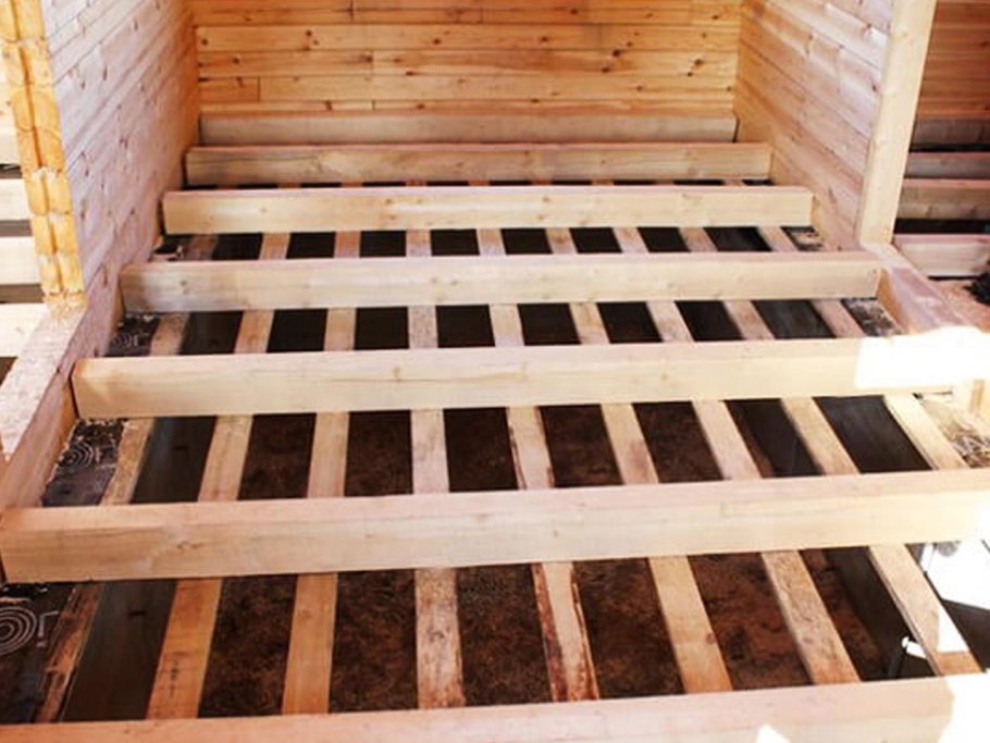 Фанера на пол под ламинат на лаги