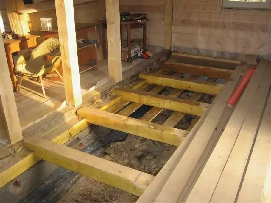 Пол в деревянном доме