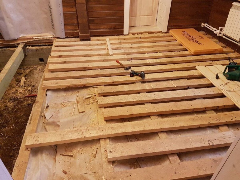 Пол в деревянном доме