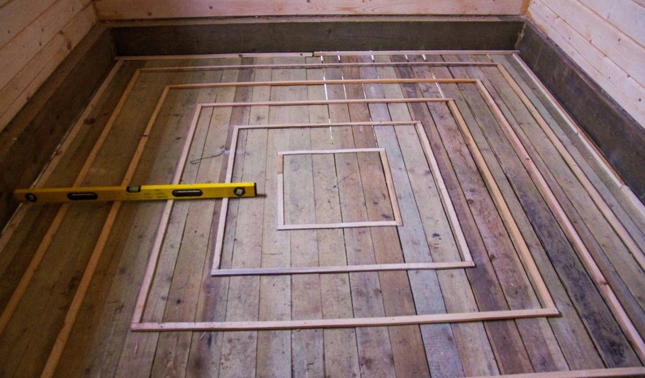 Замена пола в частном доме