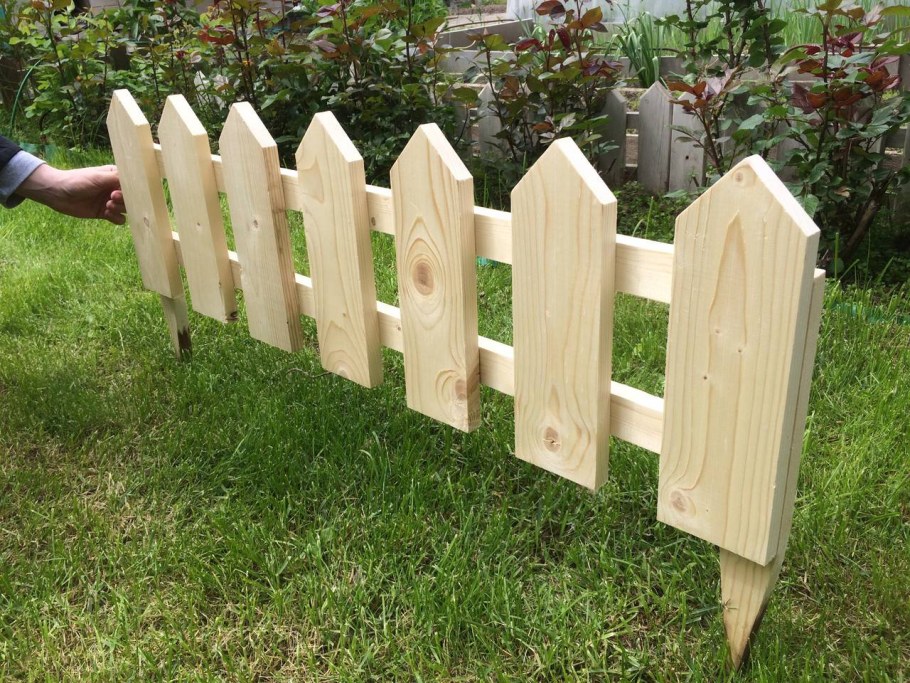 Забор штакетник деревянный