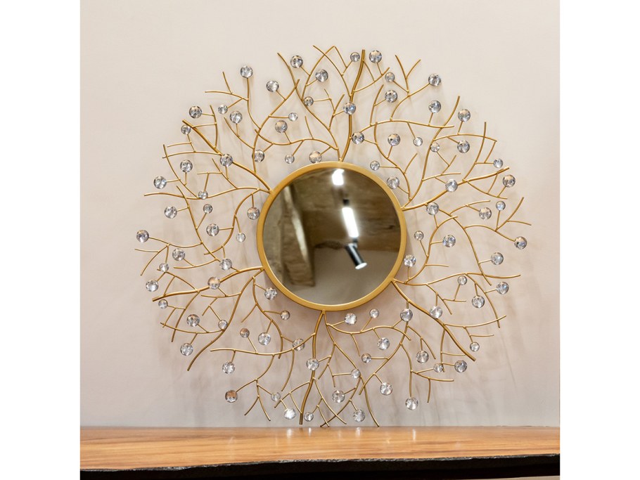 Круглое зеркало в интерьере