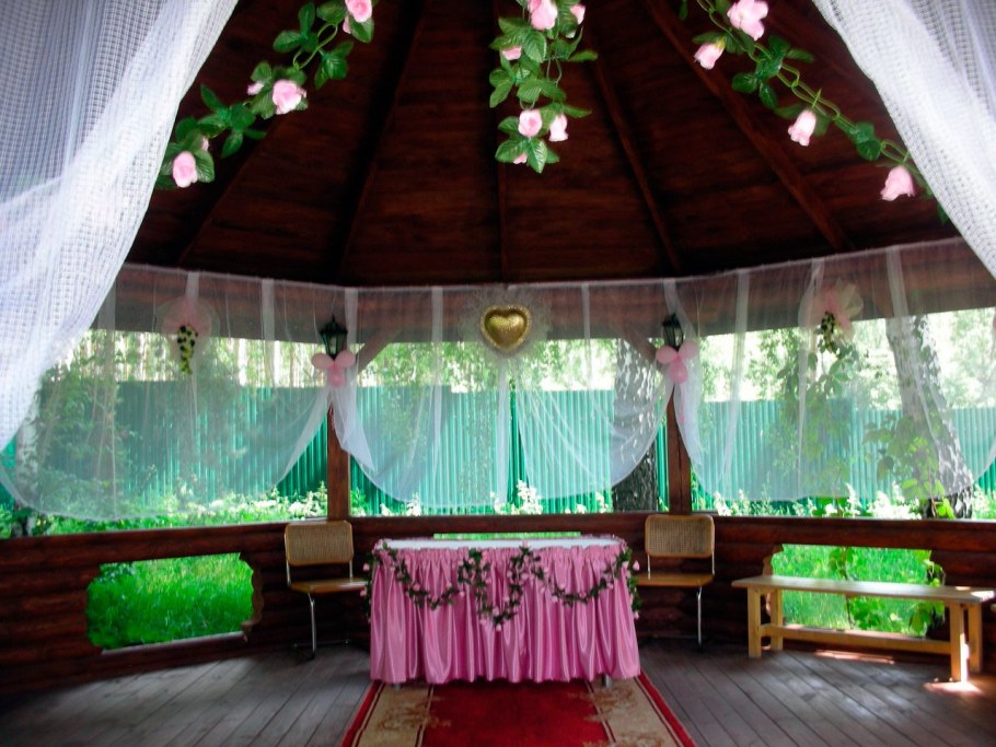 Занавески для беседки