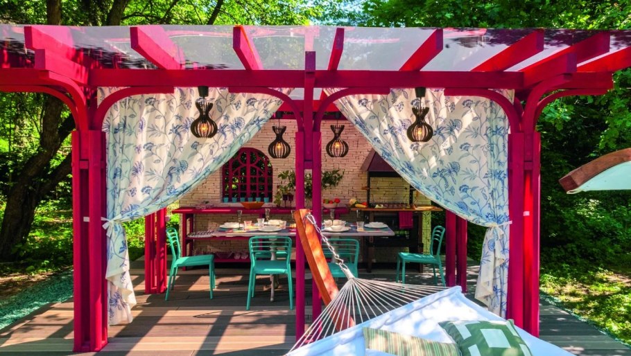 Украшение беседки