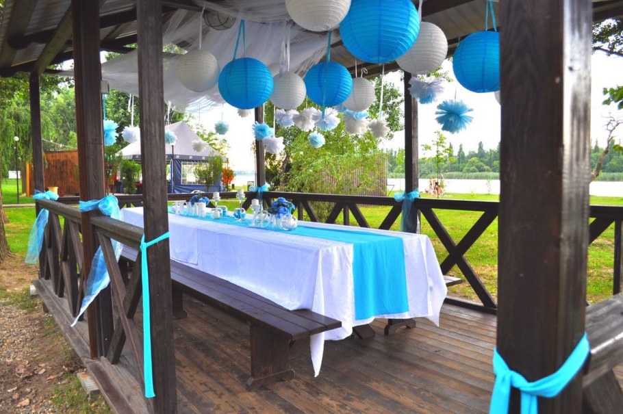 Украшение беседки на день рождения