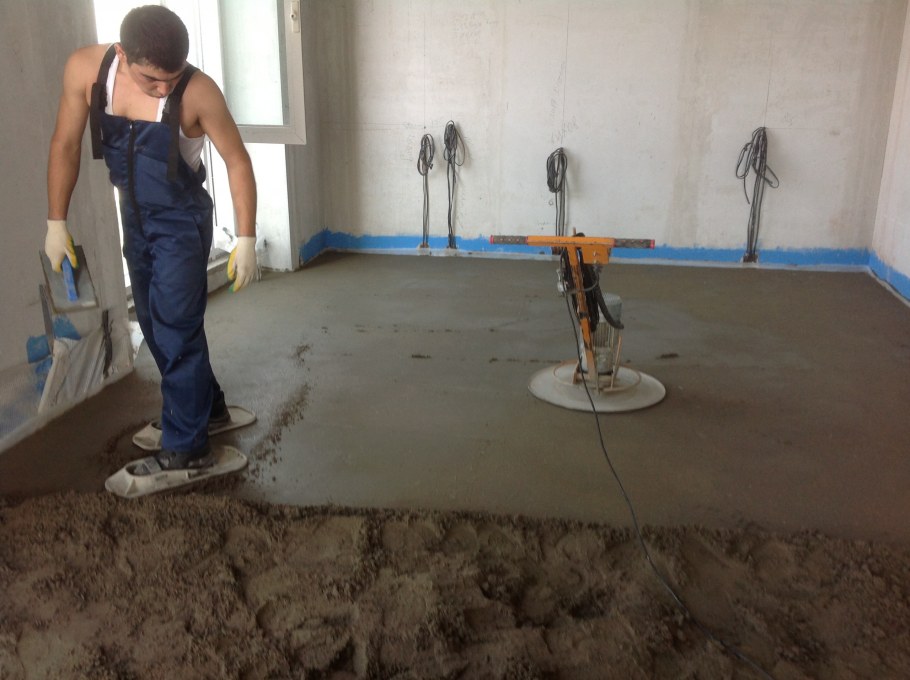 Песчаная стяжка на пол м150