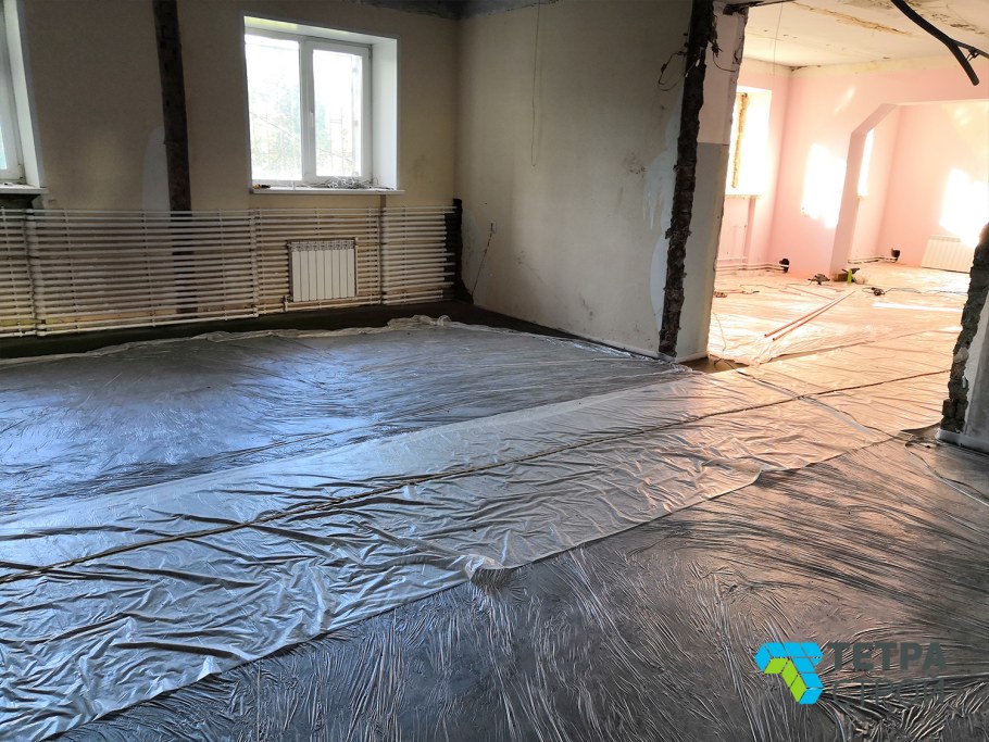 Стяжка пола за 1 день