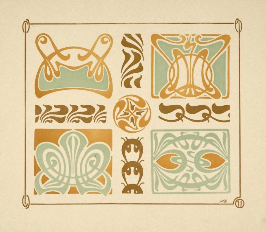 Орнамент арт нуво Модерн