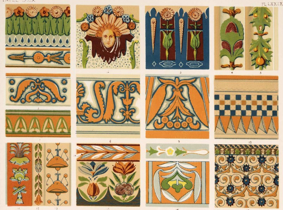 Орнаменты Италии эпохи Возрождения