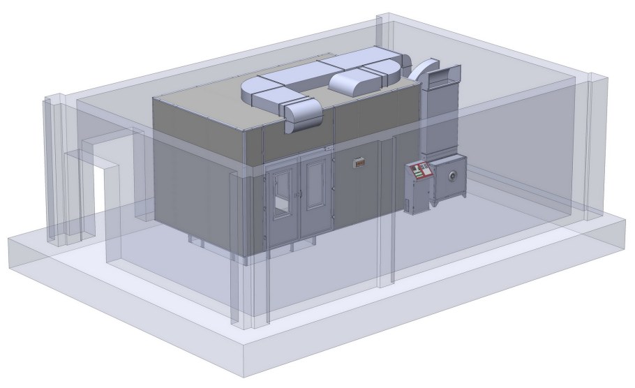 Гараж плюс покрасочная камера