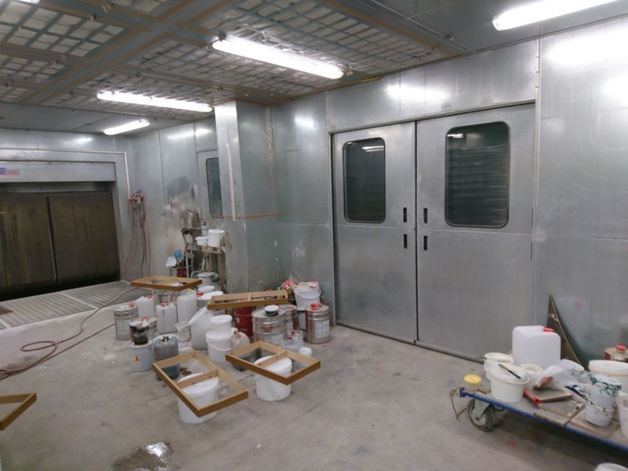 Коралл 5000 покрасочная камера для мебели