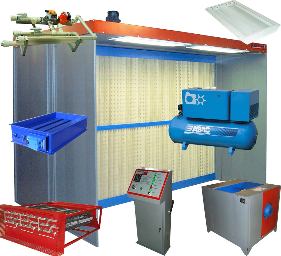 Покрасочная камера для МДФ