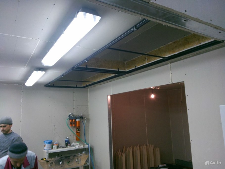 Потолок покрасочной камеры