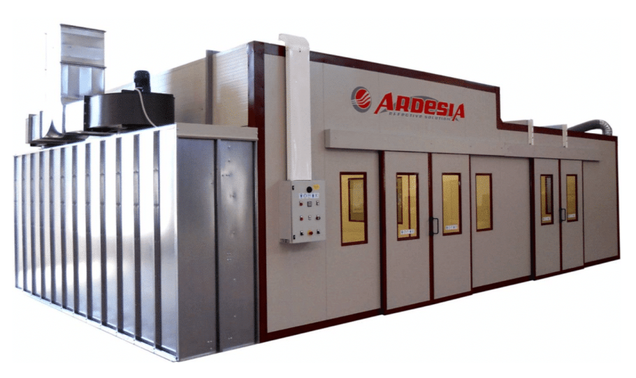 Покрасочная камера избыточного давления