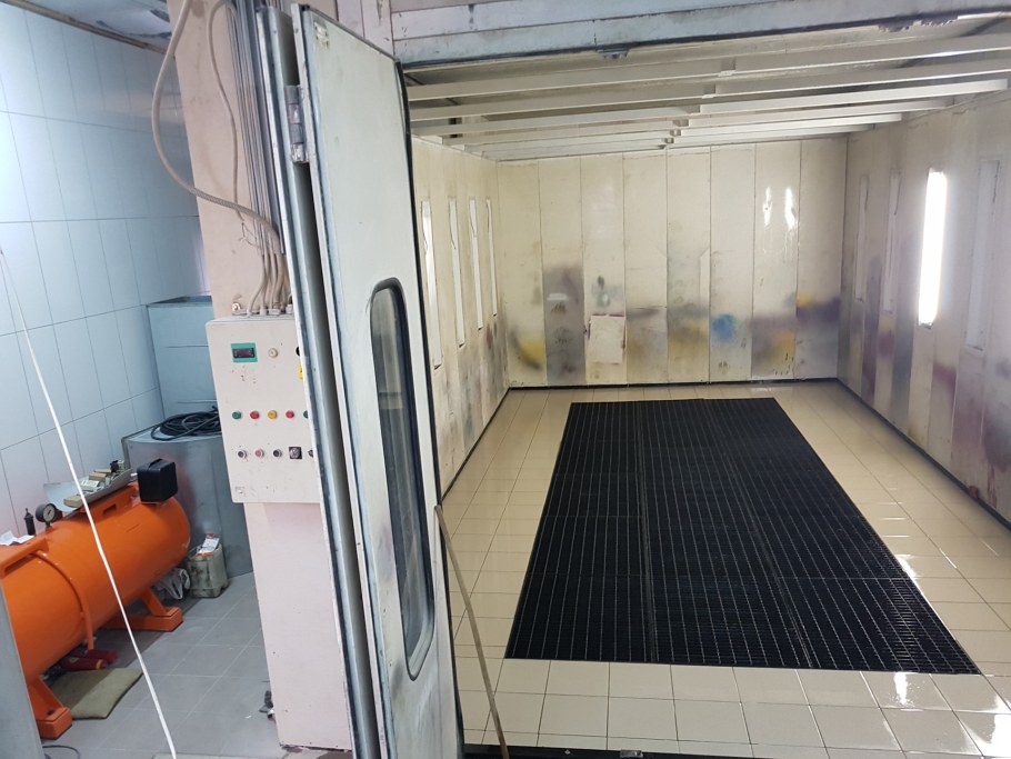 Покрасочный цех для автомобилей