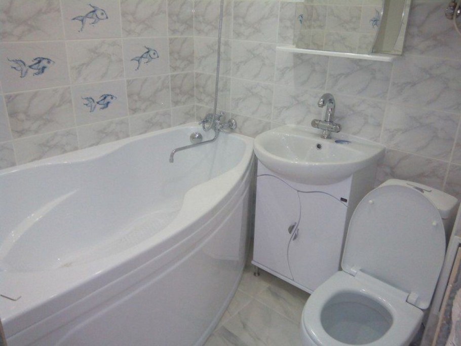 Отделка ванной в хрущевке