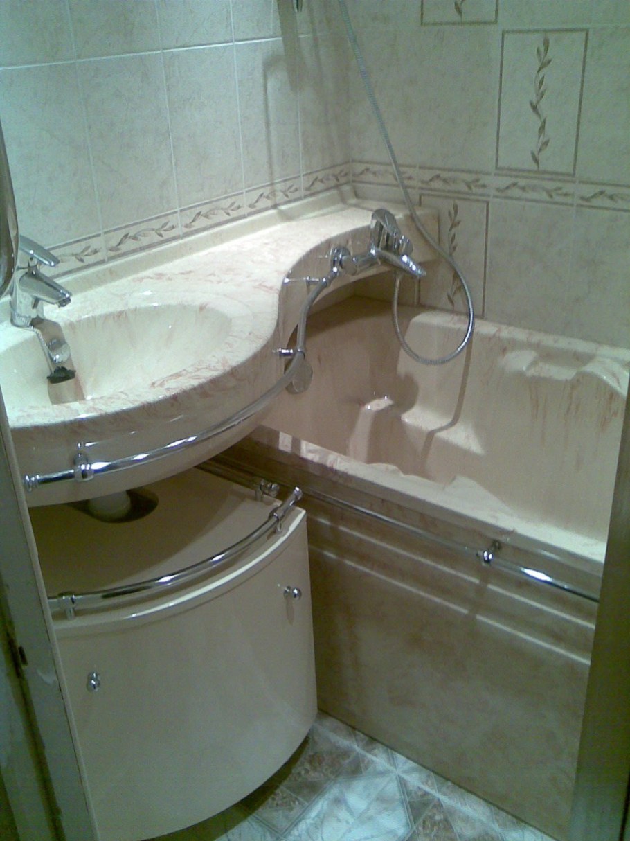 Ванна комната в хрущевке