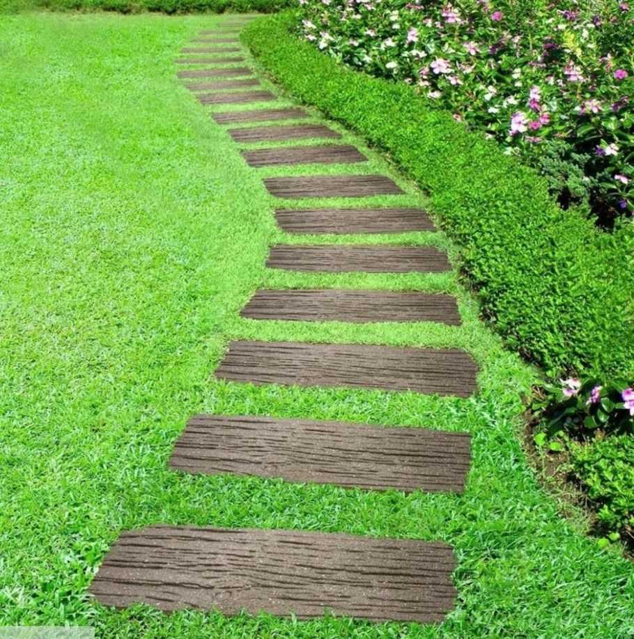 Дорожки из подручных материалов