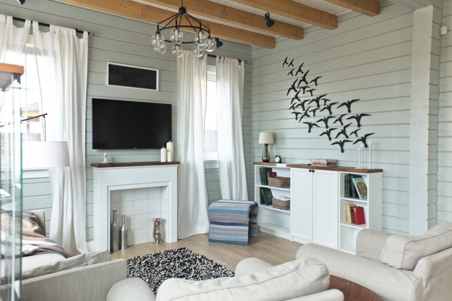 Деревенский дом в скандинавском стиле