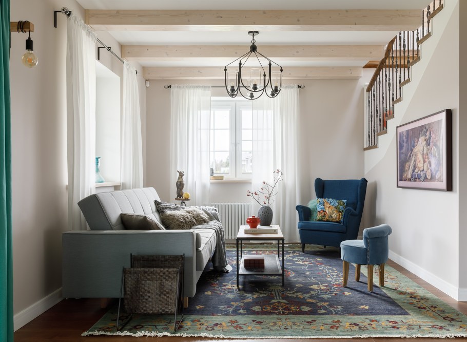 Интерьер шебби Шик+Сканди