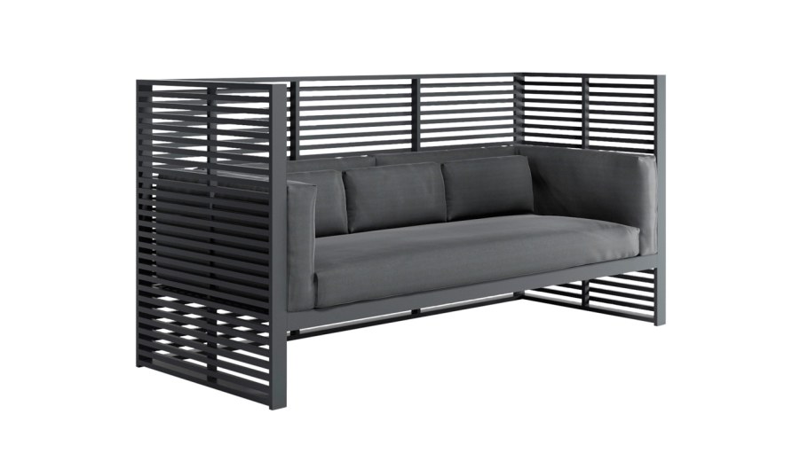 Садовый диван из металла