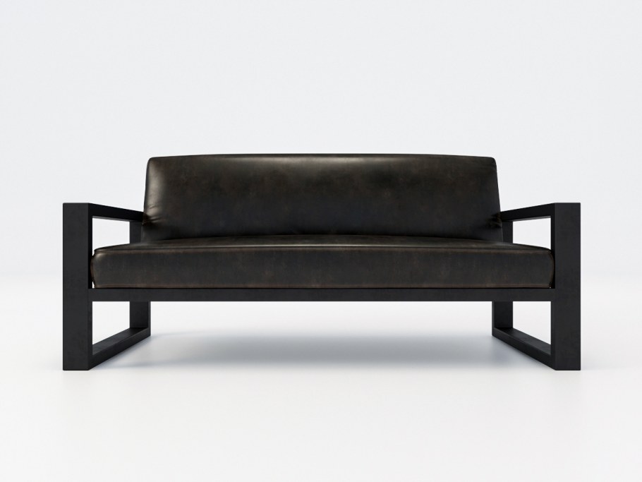 Дизайнерские диваны на металлокаркасе с плетеными подушками