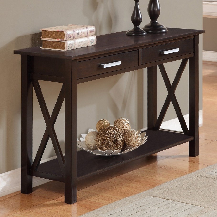 Стол-консоль Афина орех #80348558