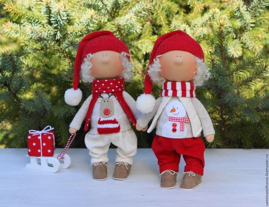 Новогодние мягкие игрушки