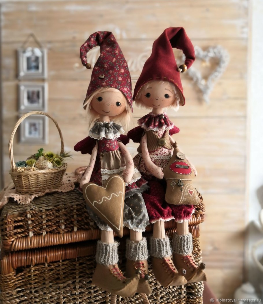 Куклы большеножки гномики
