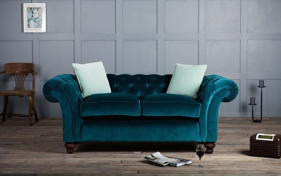 Диван Бартон изумрудном цвете