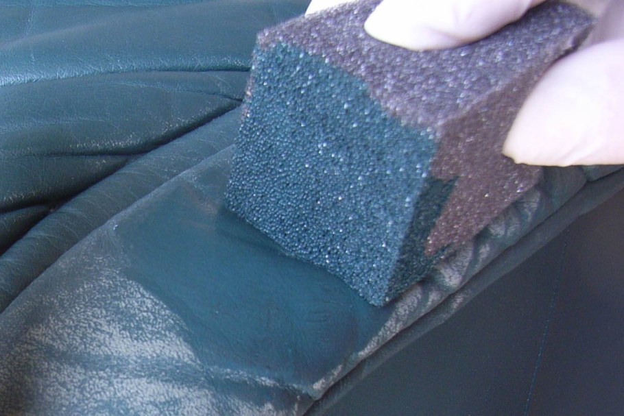 Губка для покраски кожи