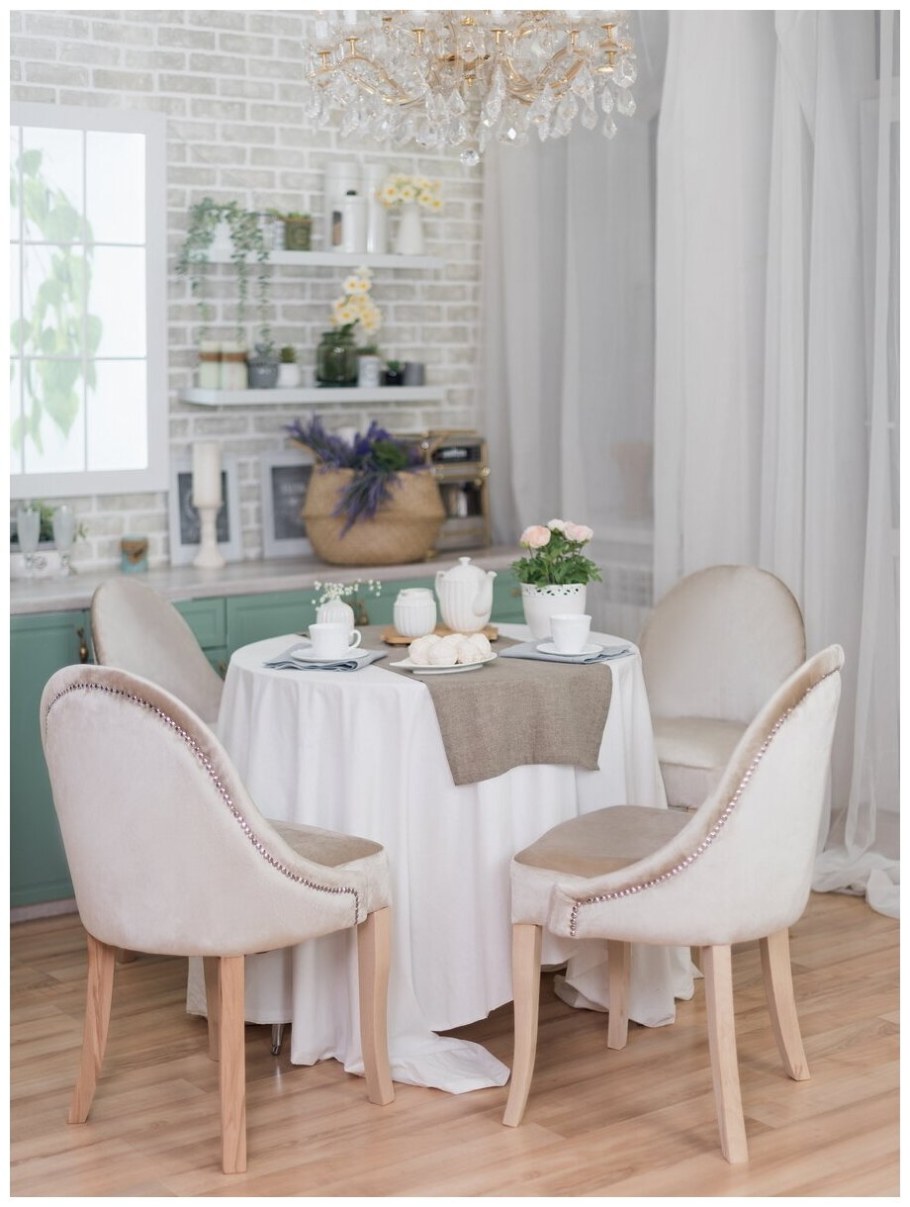 Мебелина / стул кресло Луи с каретной стяжкой