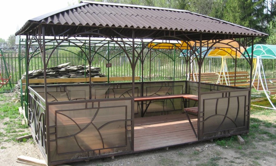 Кованые беседки