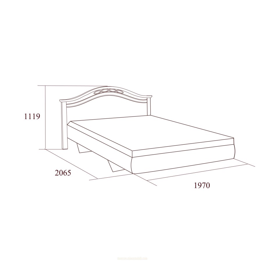 Miassmobili кровать Екатерина