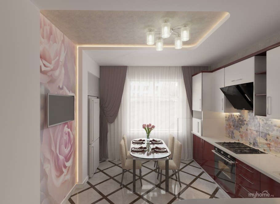 Дизайнерские проекты квартир трехкомнатной