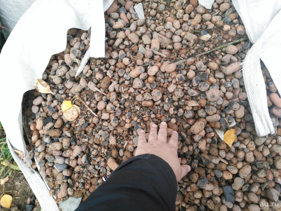 Керамзит в саду