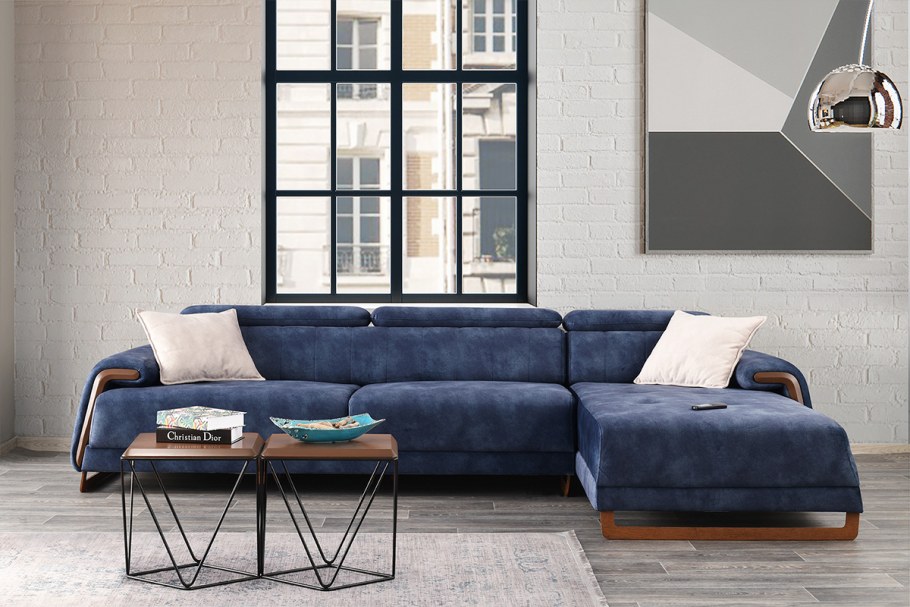 Диван Эвита угловой в ткани