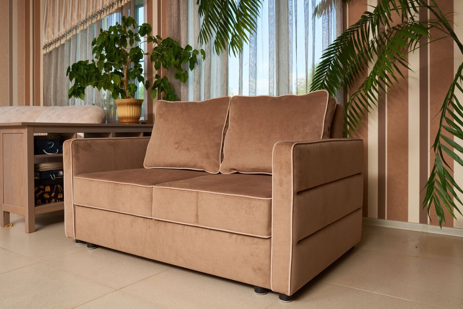 Диван искусственная замша