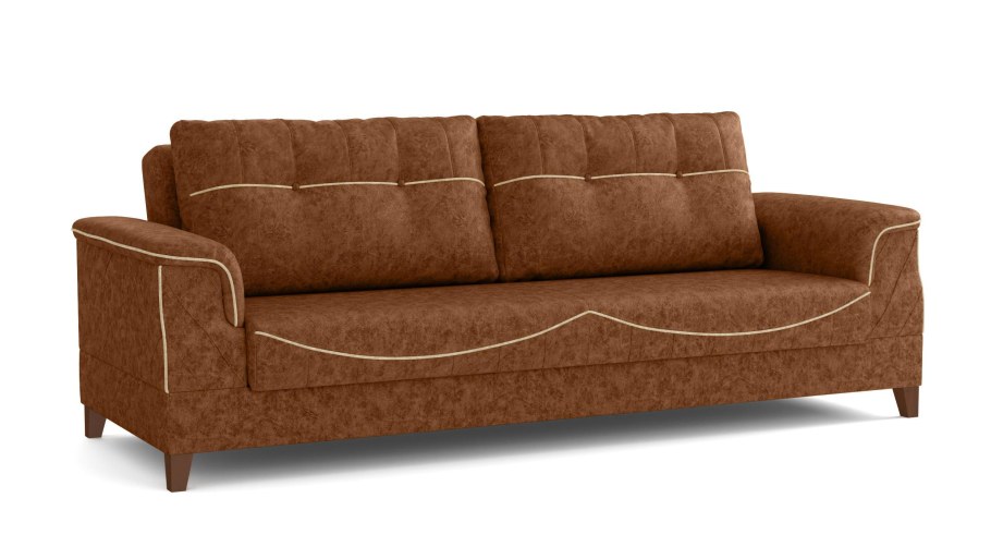 Диван из искусственной замши