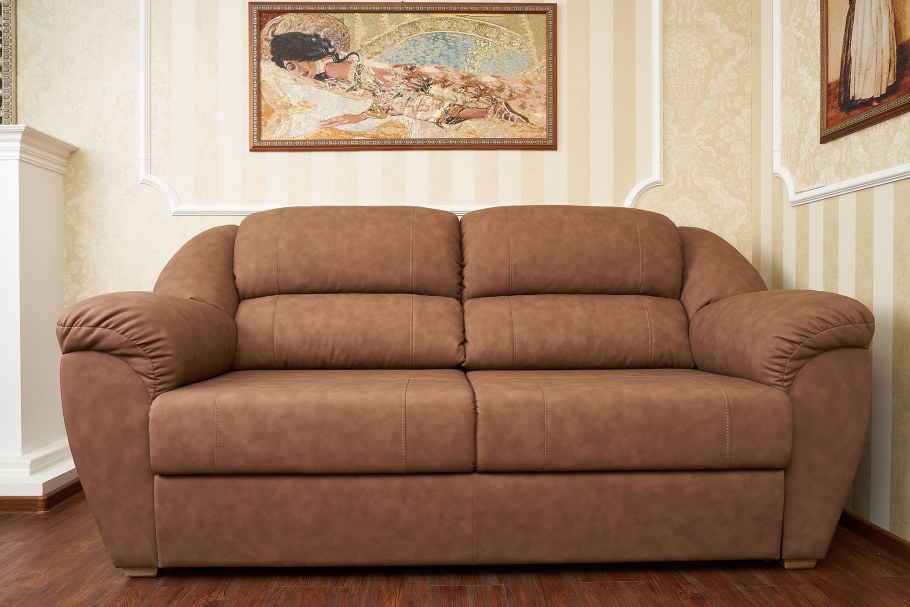 Диван Кинг алькантара серый