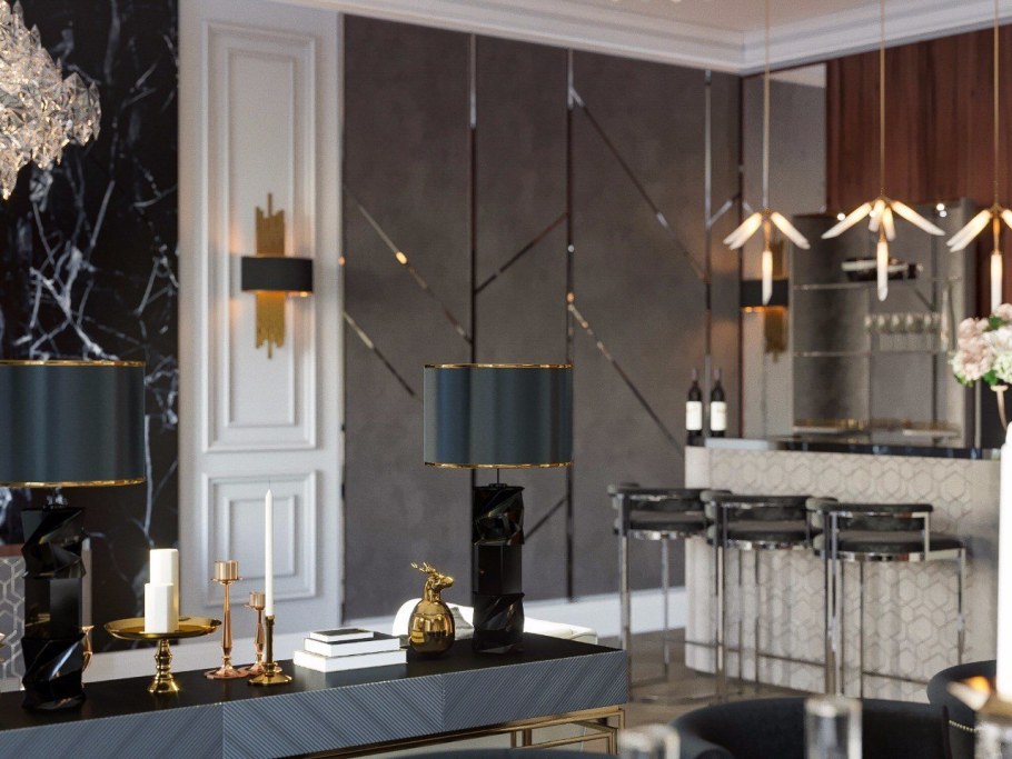 Латунь в интерьере