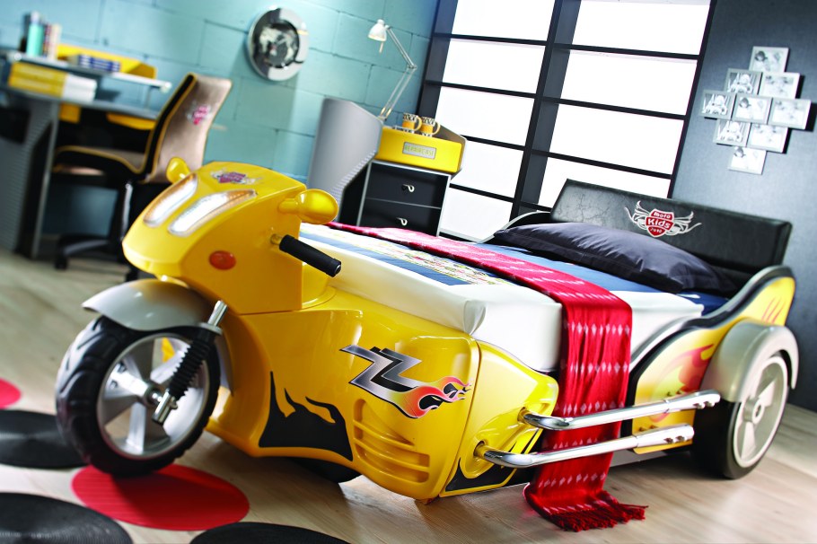 Кровать мотоцикл для мальчика